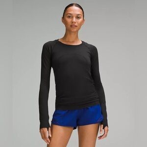 lululemon athletica Black Long Sleeve Tee